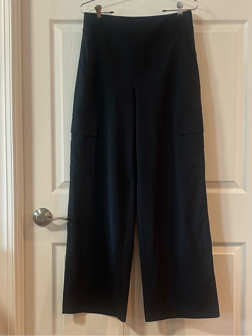 Athleta Black Wide-Leg High-Waist Pants